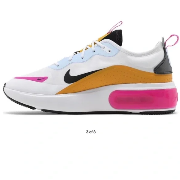 Nike Air Max Dia White/Black-Pollen Rise Women's - Picture 9 of 9